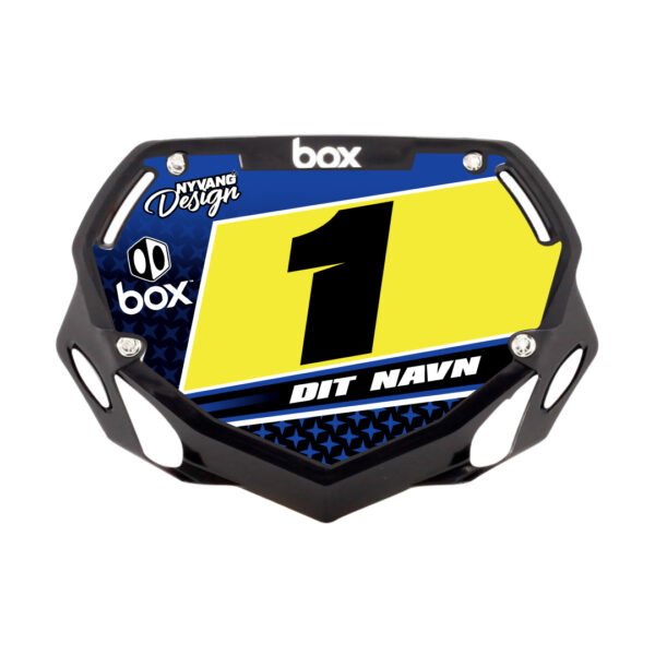 BOX BMX Frontplade klistermærke - Blue