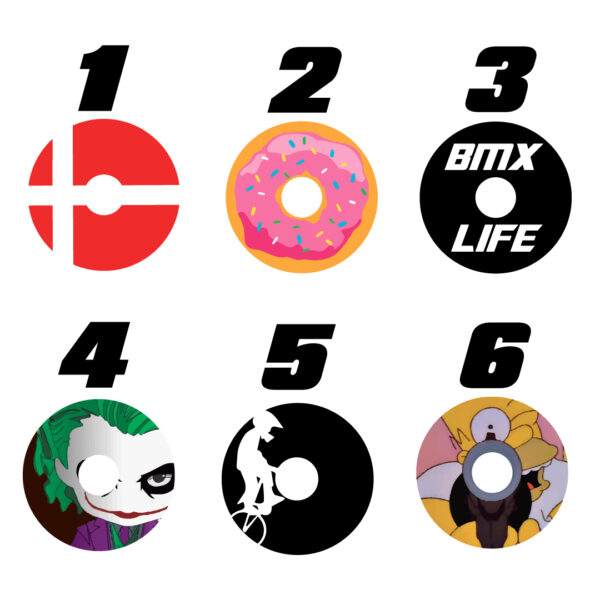 BMX Sticker Caps
