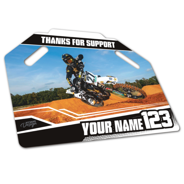 Sponsorplade Pitboard Hvid