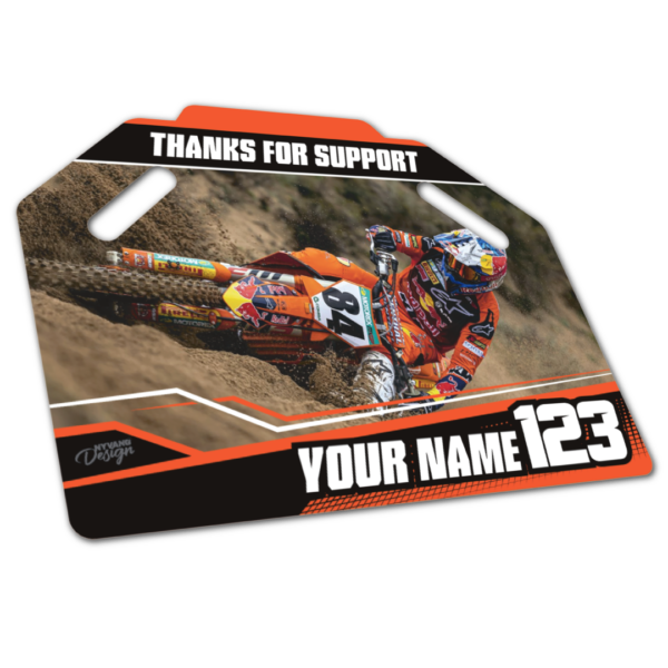 Sponsorplade Pitboard Orange