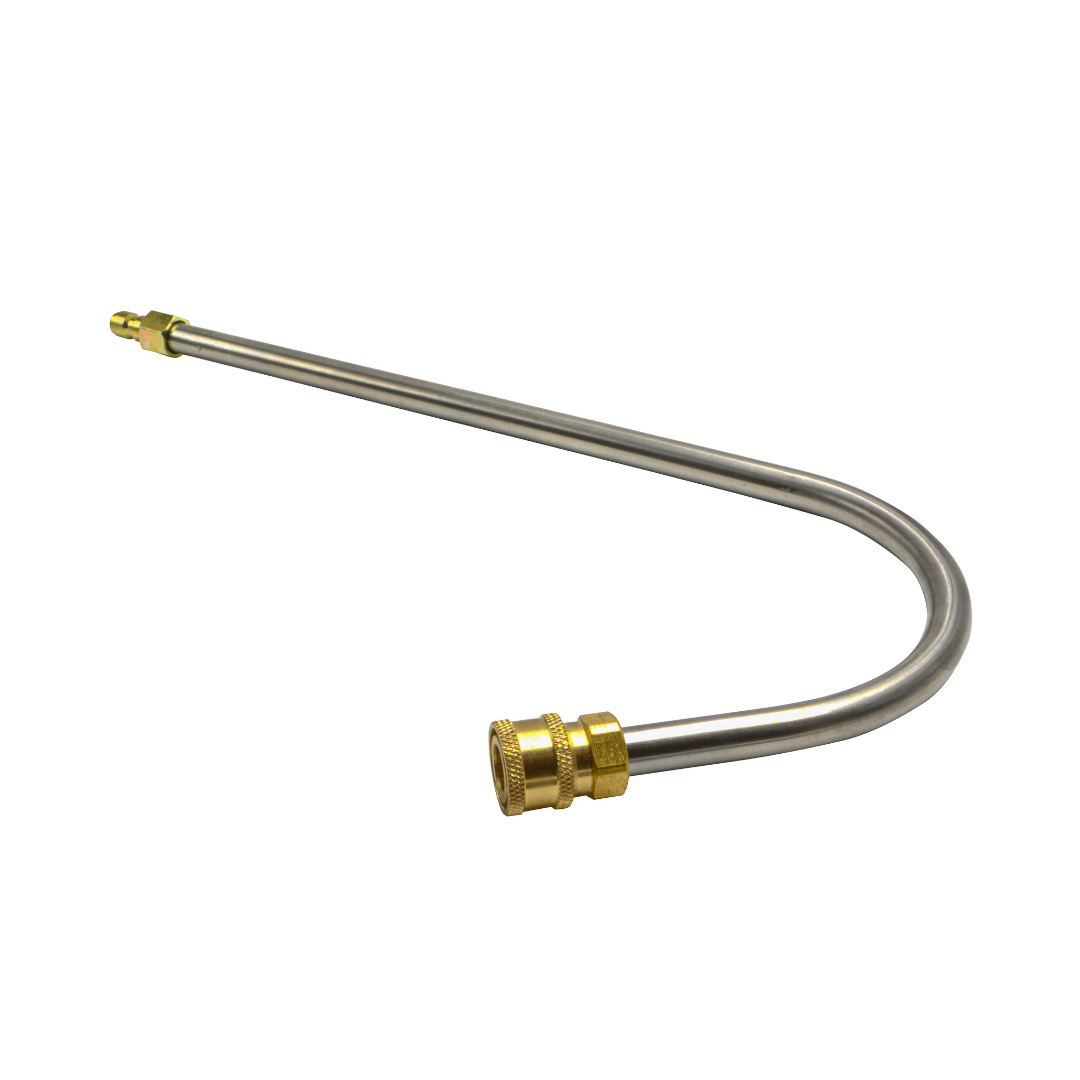 Curved stainless steel extension 53 cm for a spray gun SA000-GCM14QCB
