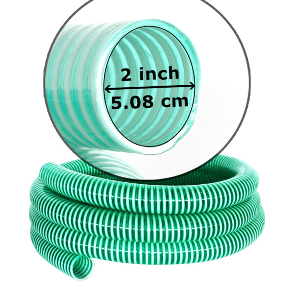 SA000 - 2030 – PVC Suction Hose 2" – Length 3,75m