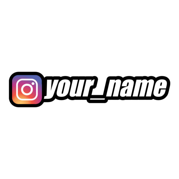 Instagram Name/Tag Stickers
