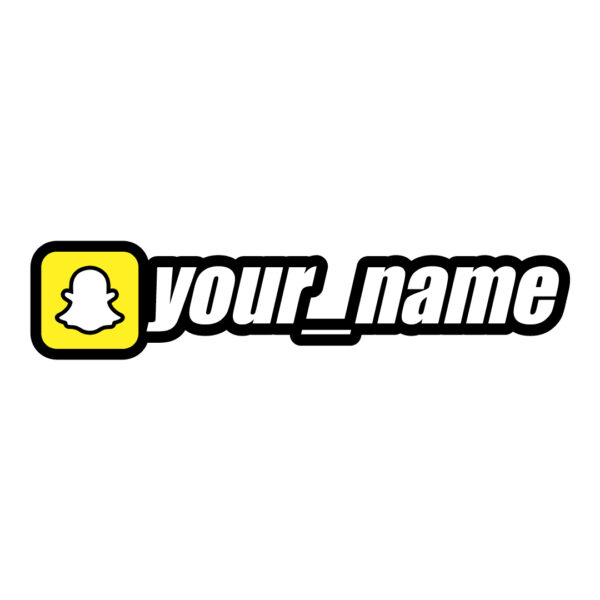 Snapchat Name/Tag Stickers