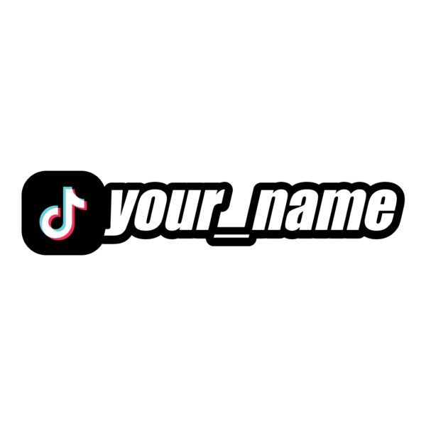 TikTok Name/Tag Stickers