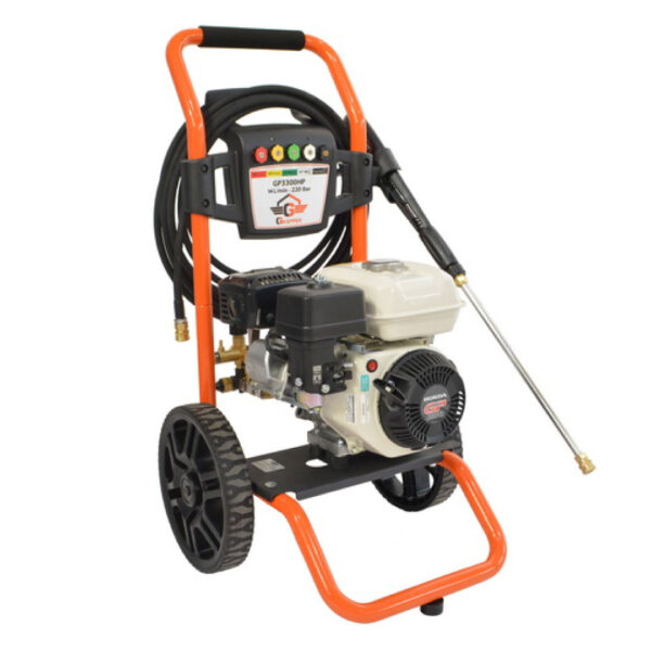 Gaspper GP3300HP Pro Pressure Washer, Honda, 5.5 HP, 220 bar/3.200 PSI