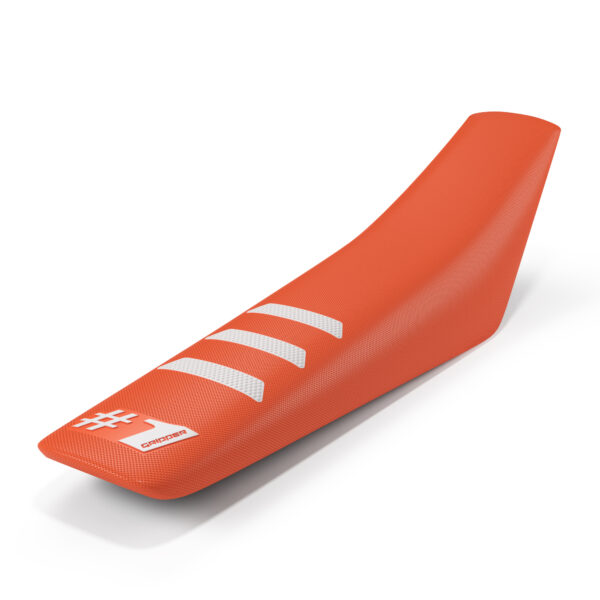 Onegripper - Seat Cover - LIGHT RIB - Black/Orange
