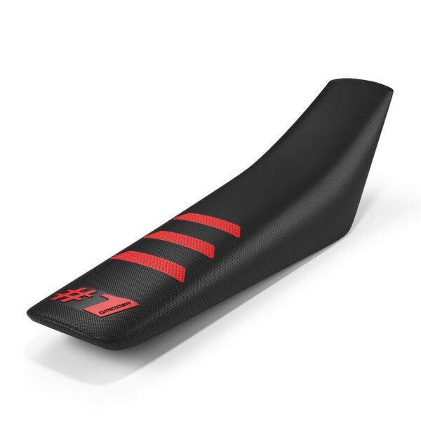 Onegripper - Seat Cover - LIGHT RIB - Black/Red