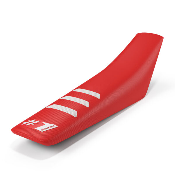 Onegripper - Seat Cover - LIGHT RIB - Red/White