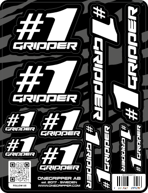 Onegripper Sticker sheet