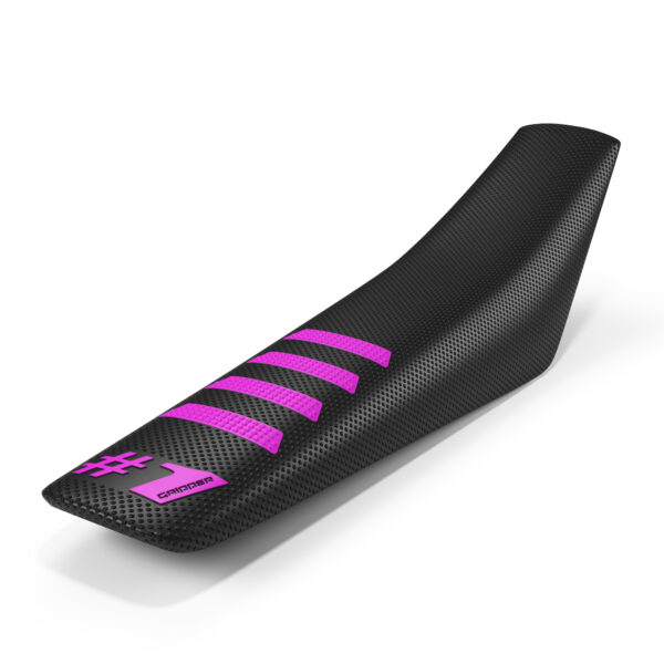 Onegripper - Seat Cover - RIBBED - Black/Pink