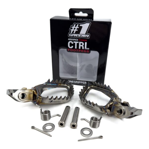 Onegripper - Titanium CTRL Footpegs - 01