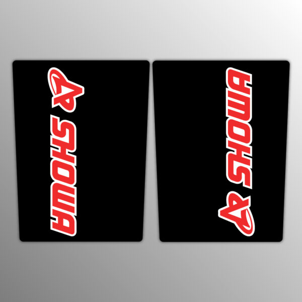 SHOWA FORK STICKER v2 - BLACK BACKGROUND