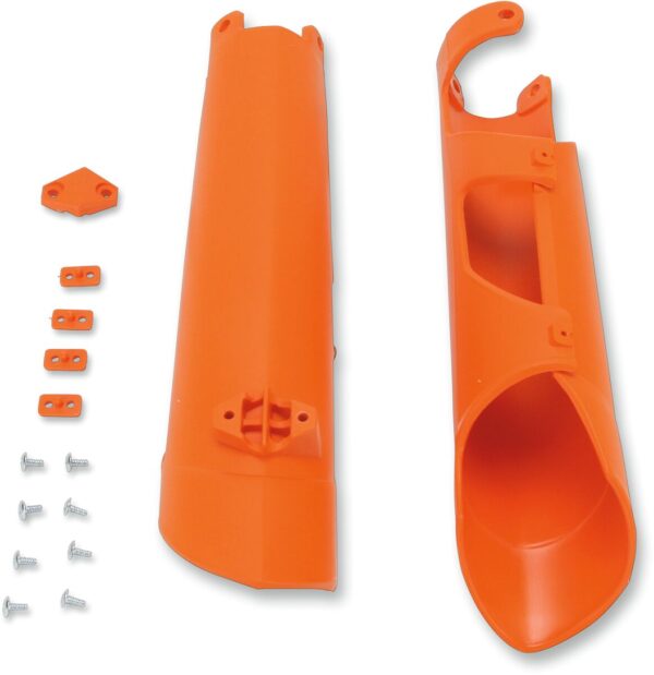 UFO FORK COVER SX/SXF 07-14 ORG