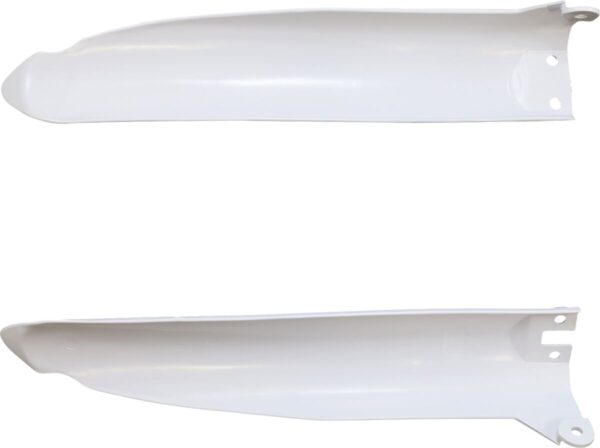 POLISPORT FORK COVERS KX125/250 WHITE