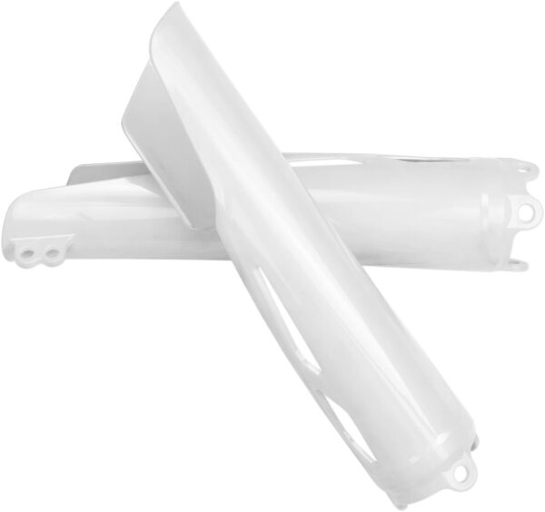 UFO FORK COVERS CRF R/RX 19- WHT