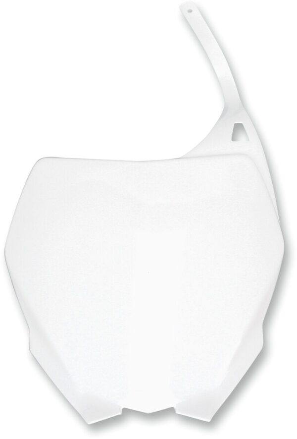 UFO FRT#PLATE YZ06-14/YZF06-09 WHT