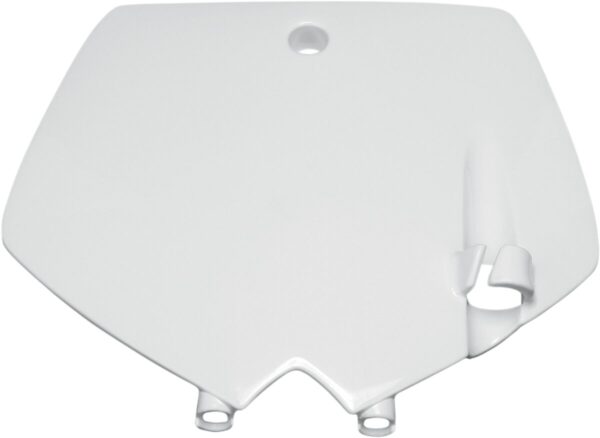 UFO PLATE # FRT KTM65 WHT