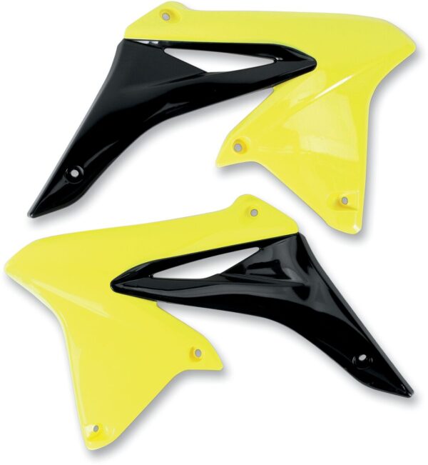 UFO SHROUD RAD RMZ250 10-18 YEL/BK