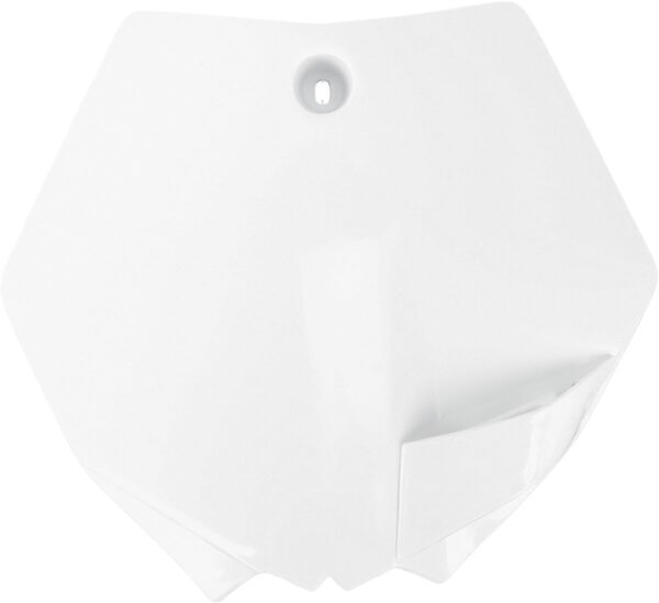 UFO FRONT #PLATE KTM65 09-15 WHT