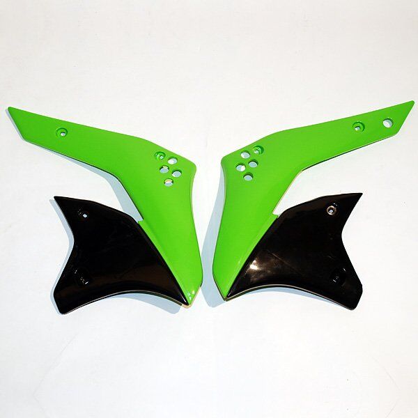 UFO RAD COVERS KXF250 06-08 GN BK