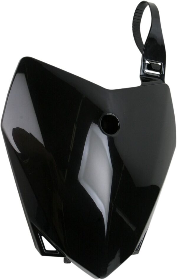 UFO FRONT #PLATE KLX110 10-17 BLK