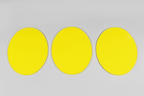 UFO KIT UNI OVAL PLATE YL 3PC