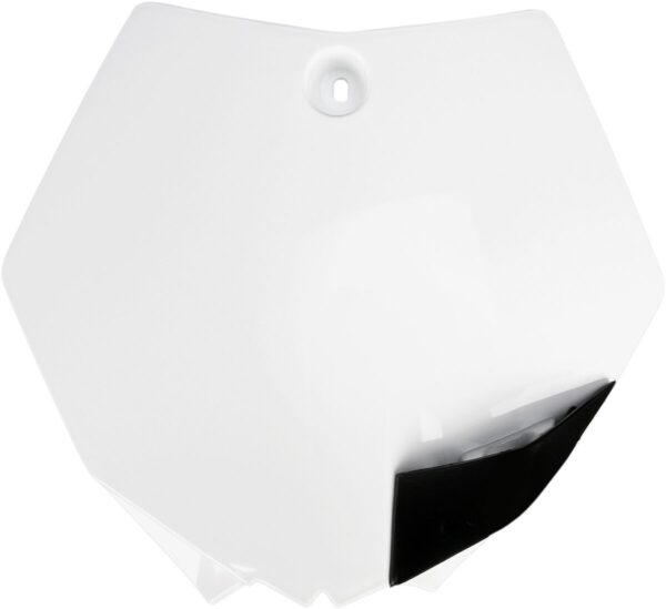 UFO PLATE #FRT SX85 13-17 WHT
