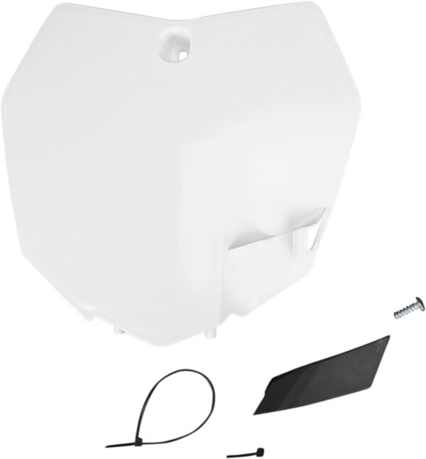 UFO PLATE #FRT SX/SXF 13-15 WHT