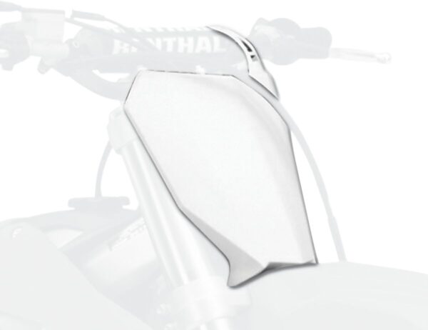POLISPORT FRONT# PLATE CRF450R 17-20 WH
