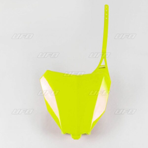 UFO FRT#PLATE CRF450 17 FLO YELLOW