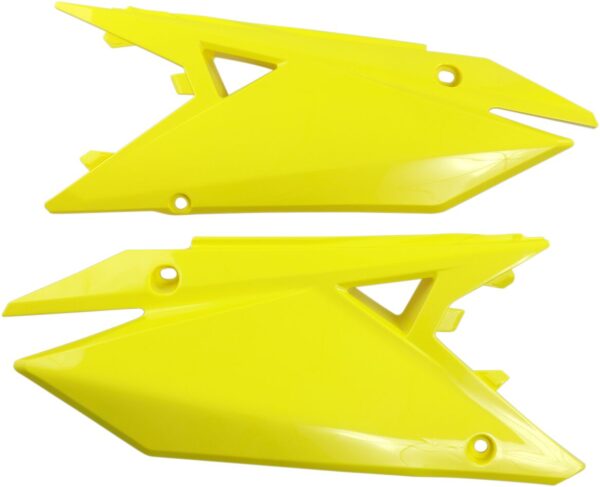 UFO PANELS SIDE RMZ450 18- YELLOW