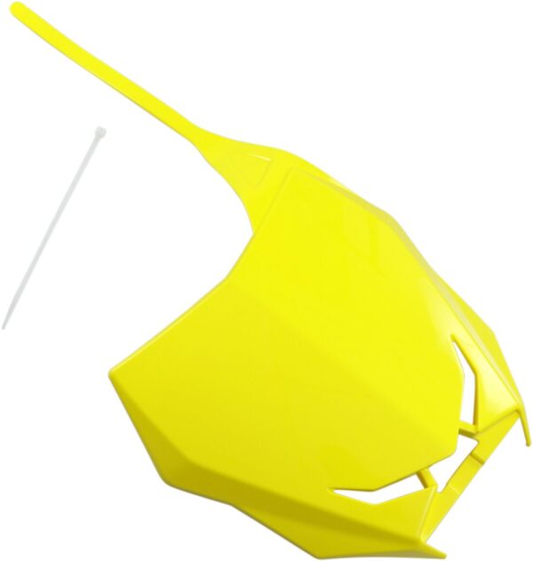 UFO PLATE # FRT RMZ450 18- YELLOW