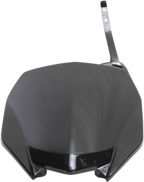 UFO PLATE# YZF250 19- 450 18- BLK