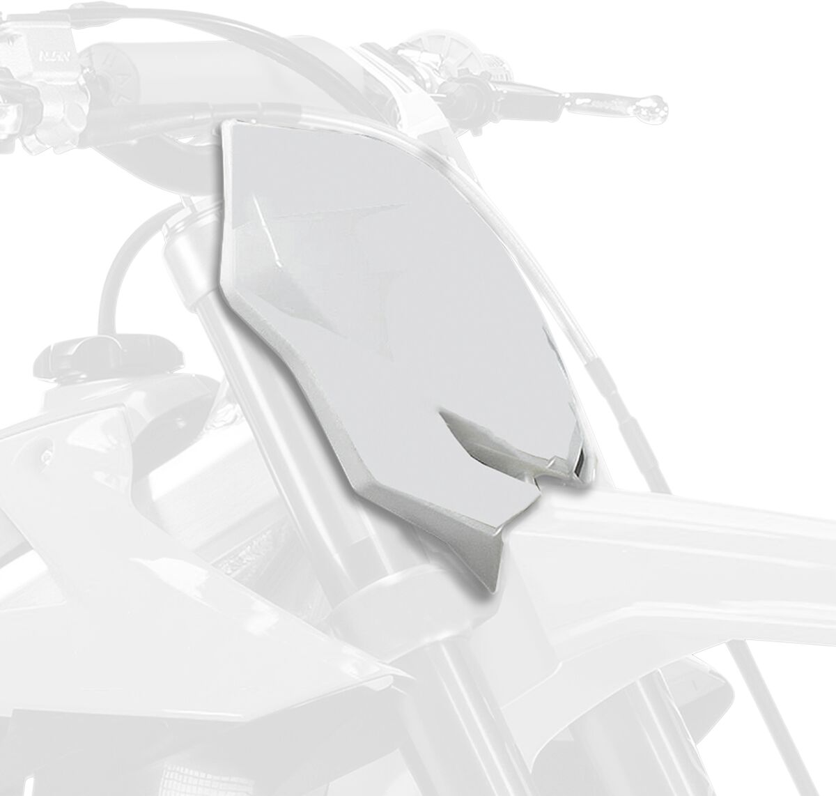 POLISPORT PLATE#FRT RMZ450 18- WH