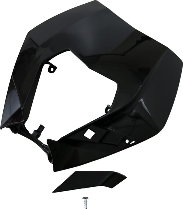 UFO HEADLIGHT PLAST EXC 09-13 BLK
