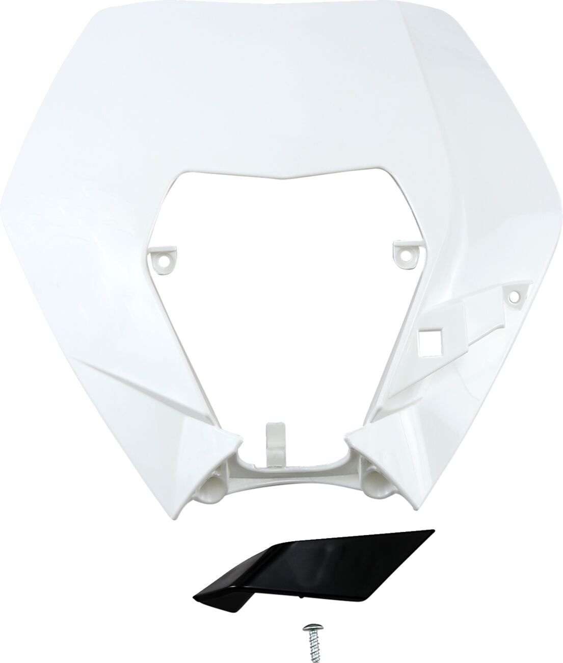 UFO HEADLIGHT PLAST EXC 09-13 WHT