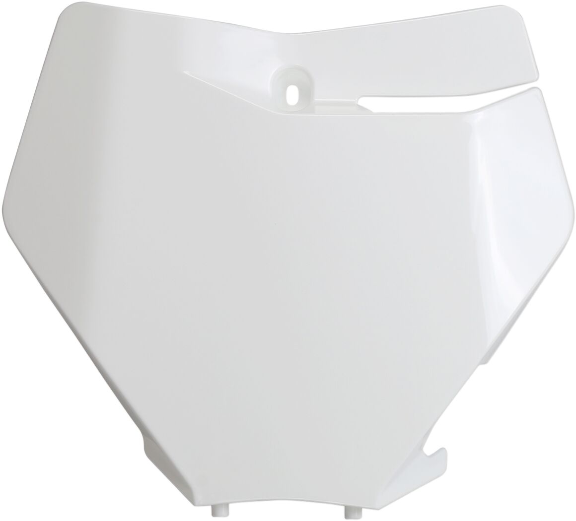 UFO PLATE# FRT SX/SXF 19-22 WHITE