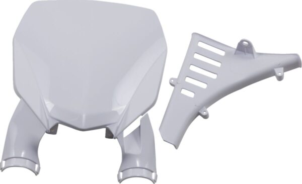 UFO PLATE # STADIUM YZF18- WHITE