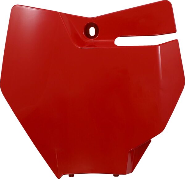 UFO PLATE# FRT GASGAS 85 21-23 RED