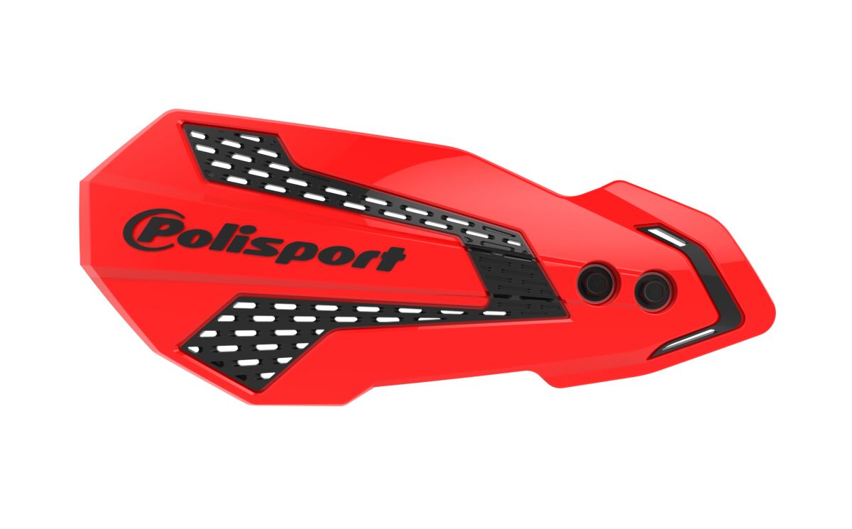 POLISPORT HANDGUARDS MX FLOW RD/BK