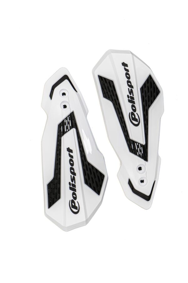 POLISPORT HANDGUARDS MX FLOW WH/BK