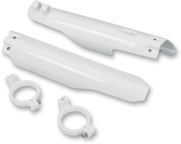 UFO FORK SLIDR PROT 99-00 RM WHT