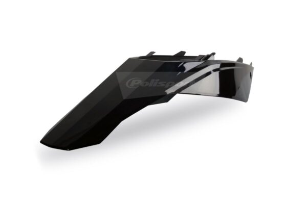 POLISPORT FENDER REAR+PANELS GAS BK
